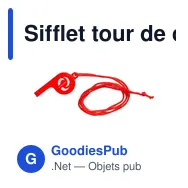 Sifflet tour de cou Josh - Miniature 12