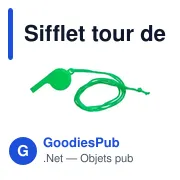 Sifflet tour de cou Josh - Miniature 8