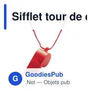 Sifflet tour de cou Josh - Miniature 10