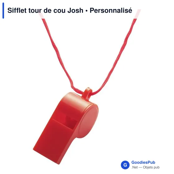 Sifflet tour de cou Josh - Image 10