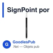 Porte-mines personnalisable SignPoint avec logo - Miniature 8