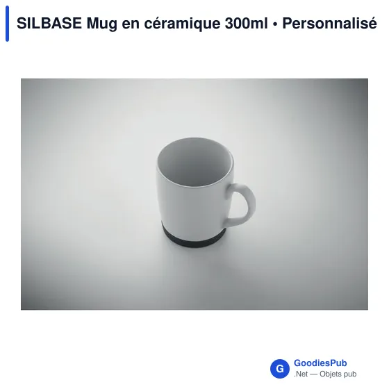 Mug en céramique personnalisable avec logo - SILBASE 300ml - Image 11