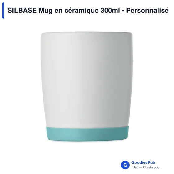 Mug en céramique personnalisable avec logo - SILBASE 300ml - Image 3