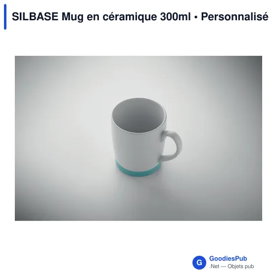 Mug en céramique personnalisable avec logo - SILBASE 300ml - Image 6