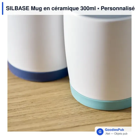 Mug en céramique personnalisable avec logo - SILBASE 300ml - Image 7
