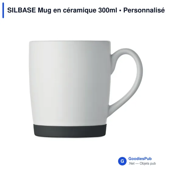 Mug en céramique personnalisable avec logo - SILBASE 300ml - Image 9