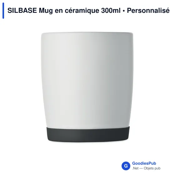 Mug en céramique personnalisable avec logo - SILBASE 300ml - Image 10