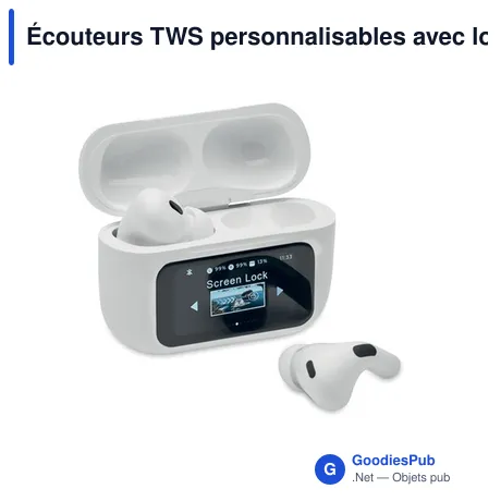 Écouteurs TWS personnalisables avec logo - SILENCIO