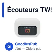 Écouteurs TWS personnalisables avec logo - SILENCIO - Miniature 2