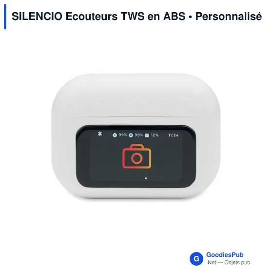 Écouteurs TWS personnalisables avec logo - SILENCIO - Image 2