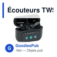 Écouteurs TWS personnalisables avec logo - SILENCIO - Miniature 11