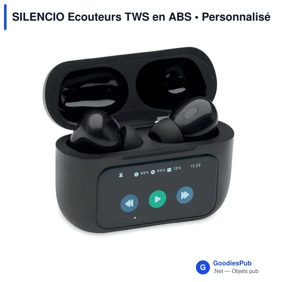 Écouteurs TWS personnalisables avec logo - SILENCIO - Image 11