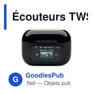 Écouteurs TWS personnalisables avec logo - SILENCIO - Miniature 12