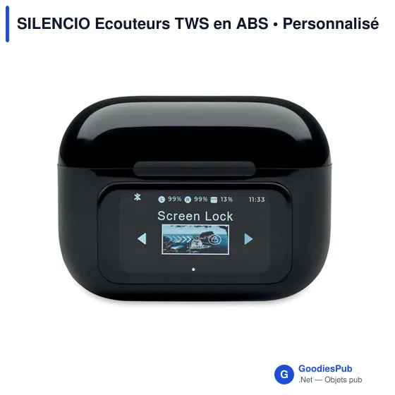 Écouteurs TWS personnalisables avec logo - SILENCIO - Image 12