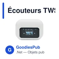 Écouteurs TWS personnalisables avec logo - SILENCIO - Miniature 3