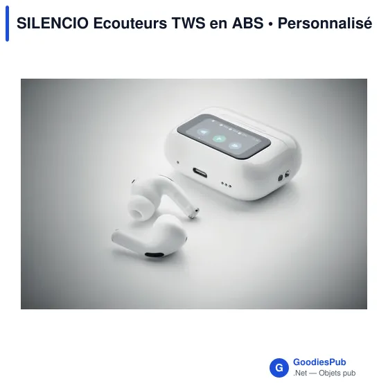 Écouteurs TWS personnalisables avec logo - SILENCIO - Image 4