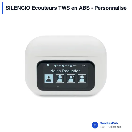 Écouteurs TWS personnalisables avec logo - SILENCIO - Image 7