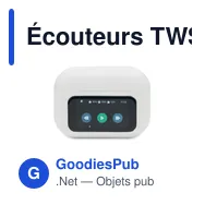 Écouteurs TWS personnalisables avec logo - SILENCIO - Miniature 8