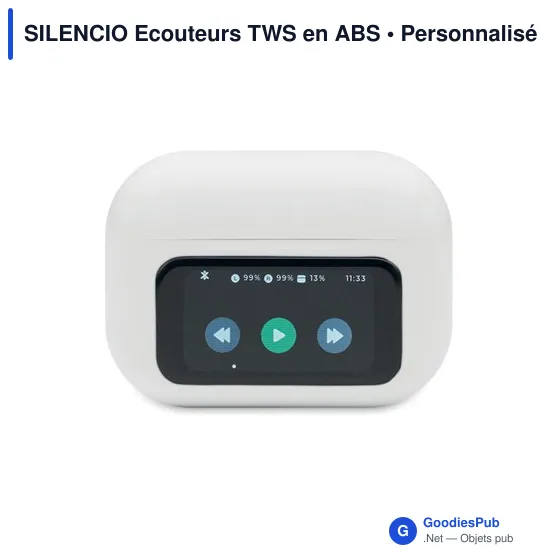 Écouteurs TWS personnalisables avec logo - SILENCIO - Image 8