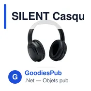 SILENT Casque pliable ANC - Miniature 1