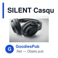 SILENT Casque pliable ANC - Miniature 12