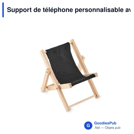 Support de téléphone personnalisable avec logo pour entreprise