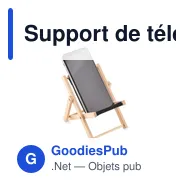 Support de téléphone personnalisable avec logo pour entreprise - Miniature 3