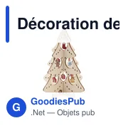 Décoration de sapin personnalisable en bois avec logo - SILUETA - Miniature 3