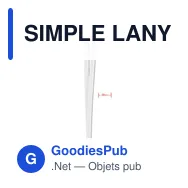 SIMPLE LANY Tour de cou 20 mm - Miniature 10
