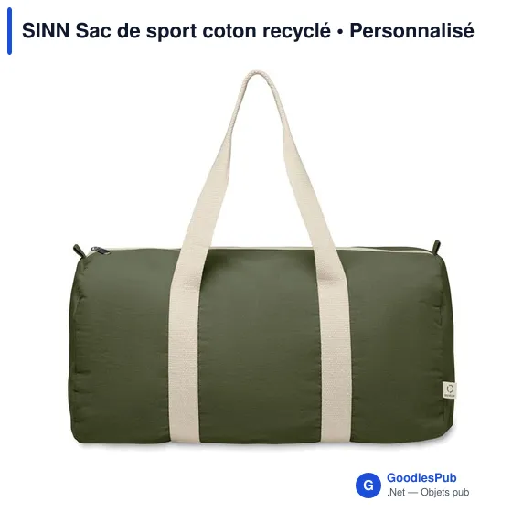 SINN Sac de sport coton recyclé - Image 3