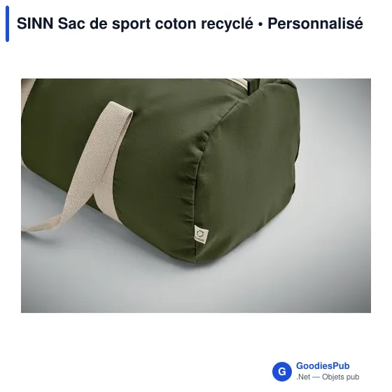 SINN Sac de sport coton recyclé - Image 6