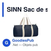 SINN Sac de sport coton recyclé - Miniature 8