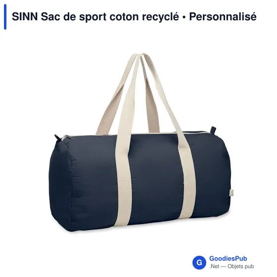 SINN Sac de sport coton recyclé - Image 8