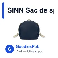 SINN Sac de sport coton recyclé - Miniature 9
