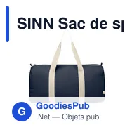 SINN Sac de sport coton recyclé - Miniature 10