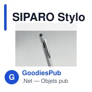 Stylo bille personnalisable en aluminium recyclé avec logo - SIPARO - Miniature 6