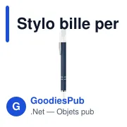 Stylo bille personnalisable en aluminium recyclé avec logo - SIPARO - Miniature 8