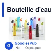 Bouteille d'eau personnalisable Sirius 650 ml avec logo - Miniature 12