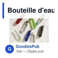 Bouteille d'eau personnalisable Sirius GRS RPET 650 ml avec logo - Miniature 12