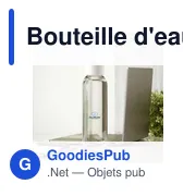 Bouteille d'eau personnalisable Sirius GRS RPET 650 ml avec logo - Miniature 6