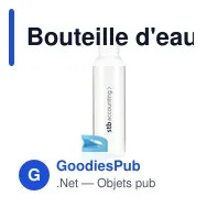 Bouteille d'eau personnalisable Sirius GRS RPET 650 ml avec logo - Miniature 10
