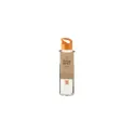 Variante orange translucide - Bouteille d'eau personnalisable Sirius GRS RPET 650 ml avec logo