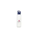 Variante bleu translucide - Bouteille d'eau personnalisable Sirius GRS RPET 650 ml avec logo