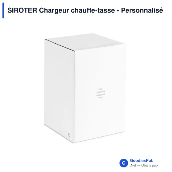 Chargeur chauffe-tasse personnalisable SIROTER avec logo - Image 6