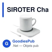 Chargeur chauffe-tasse personnalisable SIROTER avec logo - Miniature 7