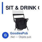 SIT & DRINK Chaise pliable / glacière - Miniature 1