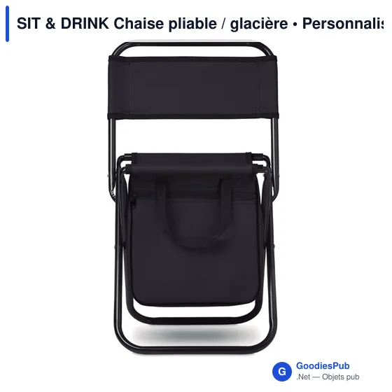SIT & DRINK Chaise pliable / glacière - Image 2