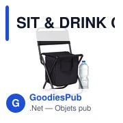 SIT & DRINK Chaise pliable / glacière - Miniature 3