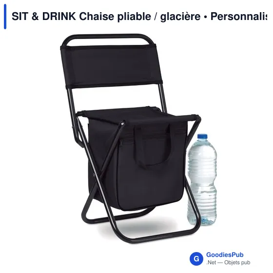 SIT & DRINK Chaise pliable / glacière - Image 3