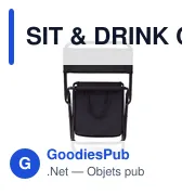 SIT & DRINK Chaise pliable / glacière - Miniature 4